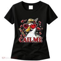 Call Me Valentines Duck Hunting Lover For Hunter Women's T-Shirt thumb 0