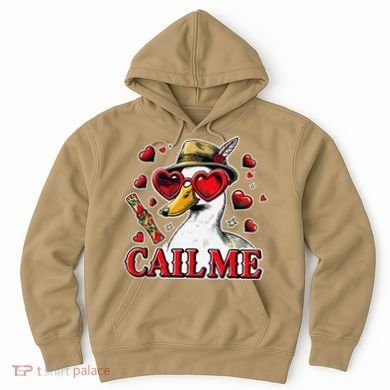 Call Me Valentines Duck Hunting Lover For Hunter Hoodie