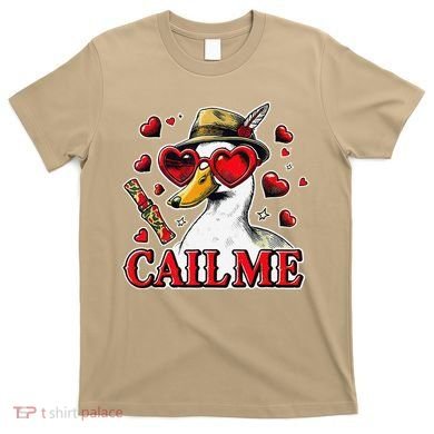 Call Me Valentines Duck Hunting Lover For Hunter T-Shirt