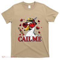 Call Me Valentines Duck Hunting Lover For Hunter T-Shirt thumb 0