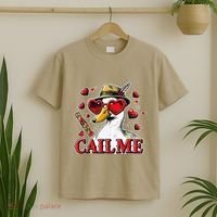 Call Me Valentines Duck Hunting Lover For Hunter T-Shirt thumb 2