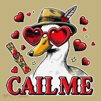 Call Me Valentines Duck Hunting Lover For Hunter T-Shirt thumb 7