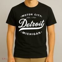 Classic Michiganians Vintage Detroit Motor City Michigan Mi T-Shirt thumb 3