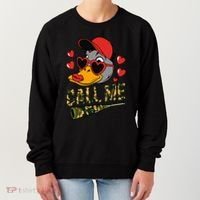 Call Me Valentines Duck Hunting Lover For Hunter Women's Sweatshirt thumb 0