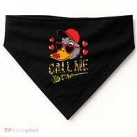 Call Me Valentines Duck Hunting Lover For Hunter USA-Made Doggie Bandana thumb 0