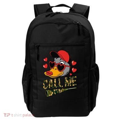 Call Me Valentines Duck Hunting Lover For Hunter Backpack