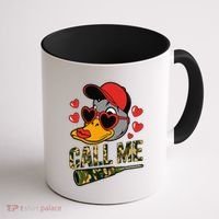 Call Me Valentines Duck Hunting Lover For Hunter Coffee Mug thumb 1
