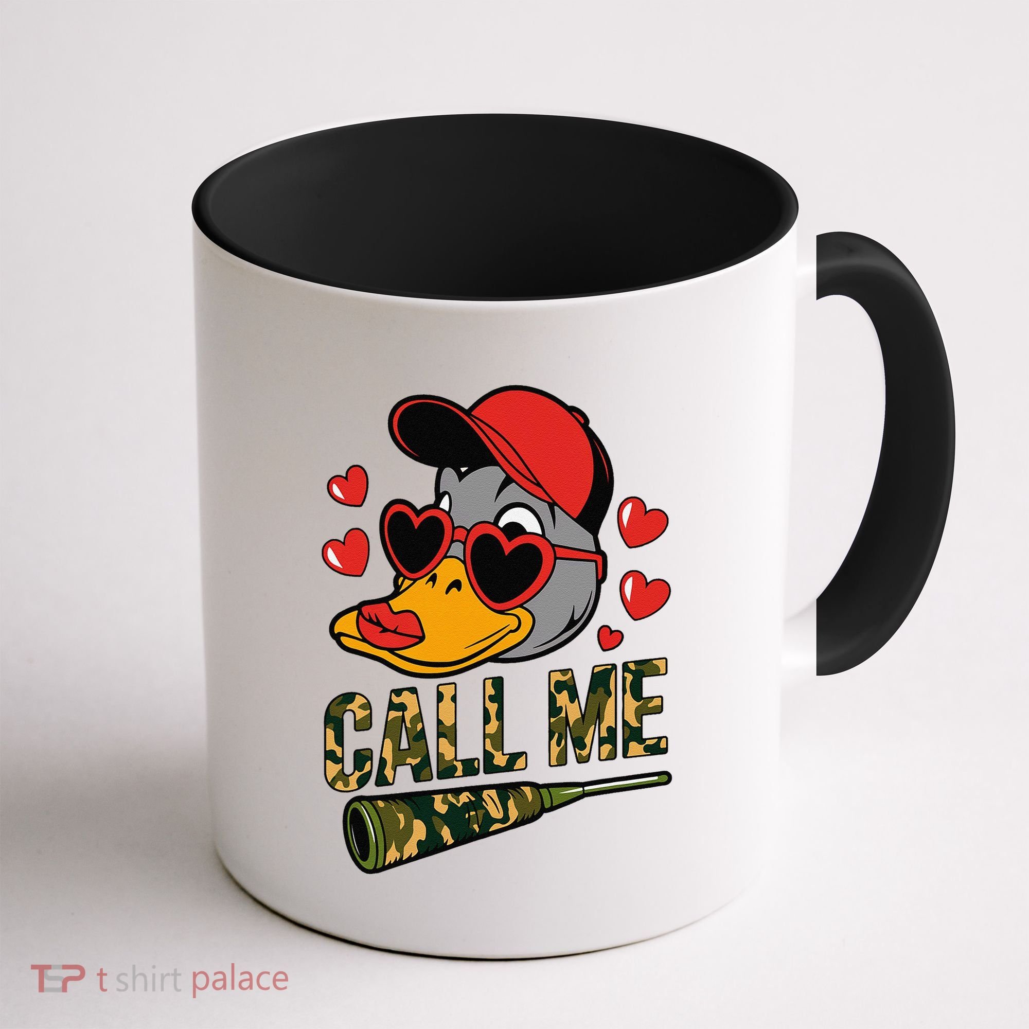 Call Me Valentines Duck Hunting Lover For Hunter Coffee Mug