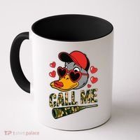 Call Me Valentines Duck Hunting Lover For Hunter Coffee Mug thumb 0