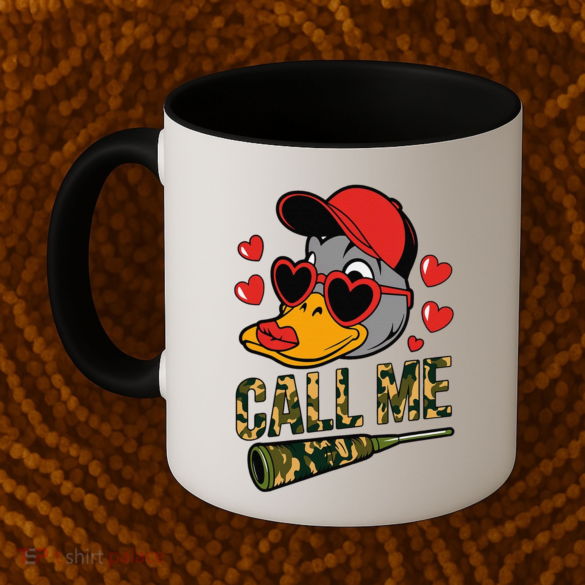 Call Me Valentines Duck Hunting Lover For Hunter Coffee Mug