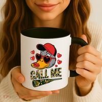 Call Me Valentines Duck Hunting Lover For Hunter Coffee Mug thumb 3