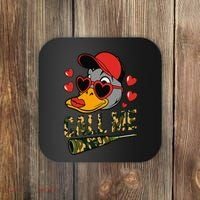 Call Me Valentines Duck Hunting Lover For Hunter Coaster thumb 0