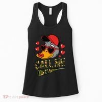Call Me Valentines Duck Hunting Lover For Hunter Women's Tank Top thumb 0