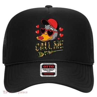 Call Me Valentines Duck Hunting Lover For Hunter Hat