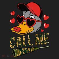 Call Me Valentines Duck Hunting Lover For Hunter Hat thumb 2