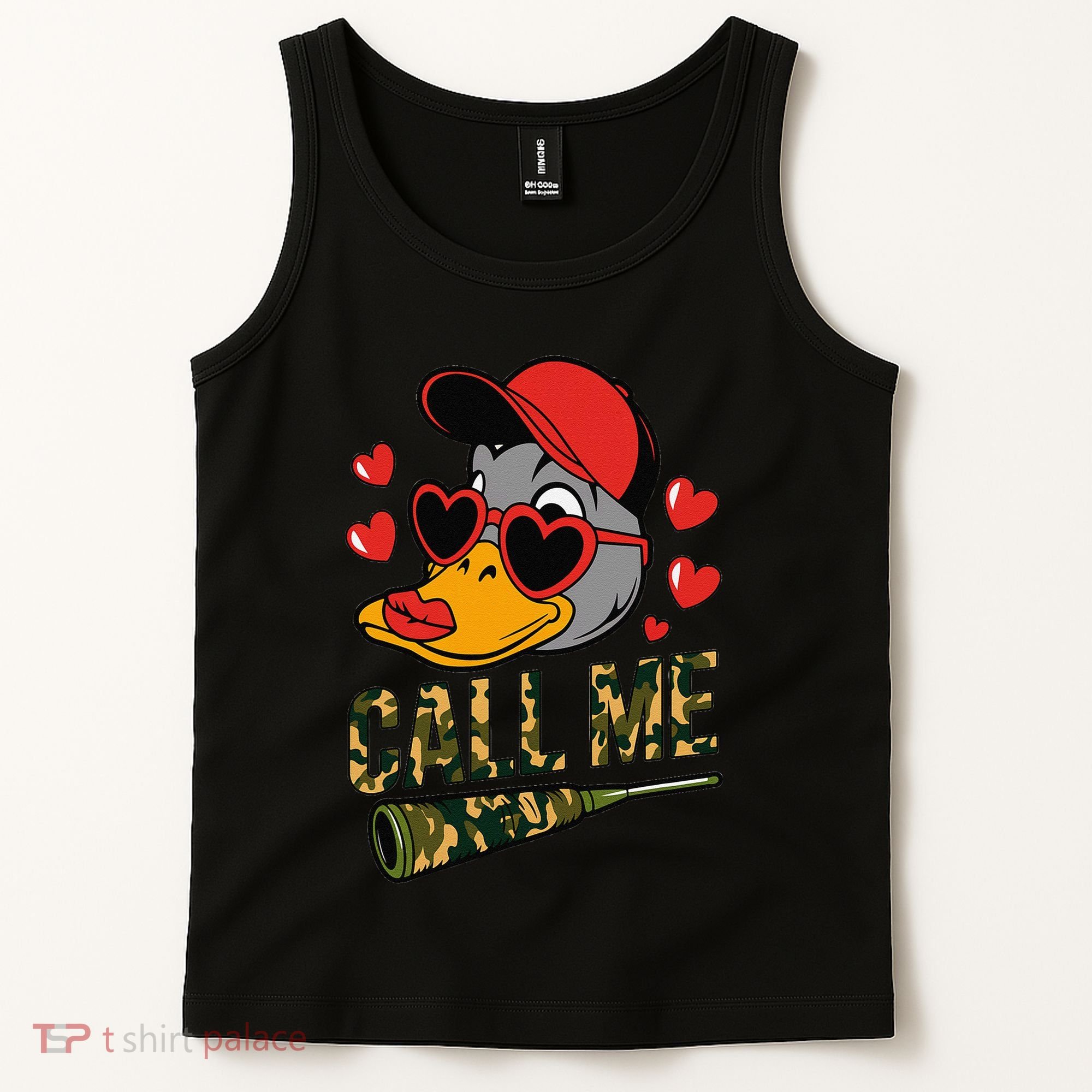 Call Me Valentines Duck Hunting Lover For Hunter Tank Top