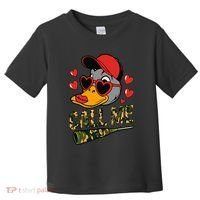 Call Me Valentines Duck Hunting Lover For Hunter Toddler T-Shirt thumb 0