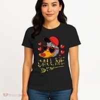 Call Me Valentines Duck Hunting Lover For Hunter Women's T-Shirt thumb 4