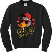 Call Me Valentines Duck Hunting Lover For Hunter Kids Sweatshirt thumb 0
