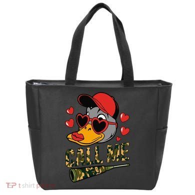 Call Me Valentines Duck Hunting Lover For Hunter Tote Bag