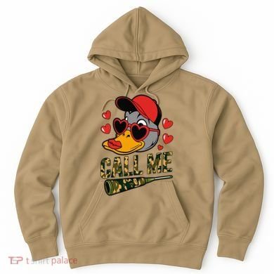 Call Me Valentines Duck Hunting Lover For Hunter Hoodie