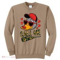 Call Me Valentines Duck Hunting Lover For Hunter Sweatshirt thumb 0