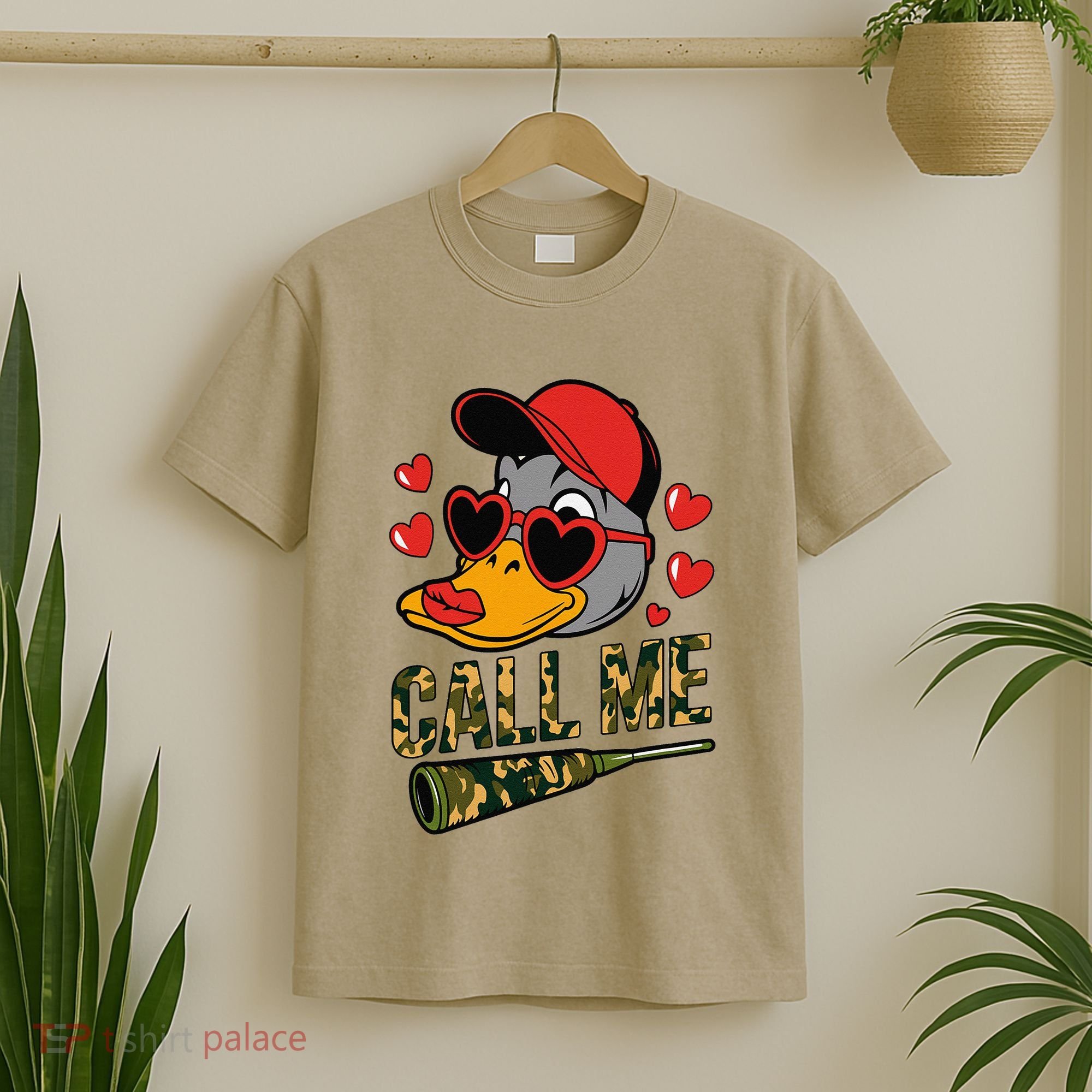 Call Me Valentines Duck Hunting Lover For Hunter T-Shirt