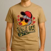 Call Me Valentines Duck Hunting Lover For Hunter T-Shirt thumb 3