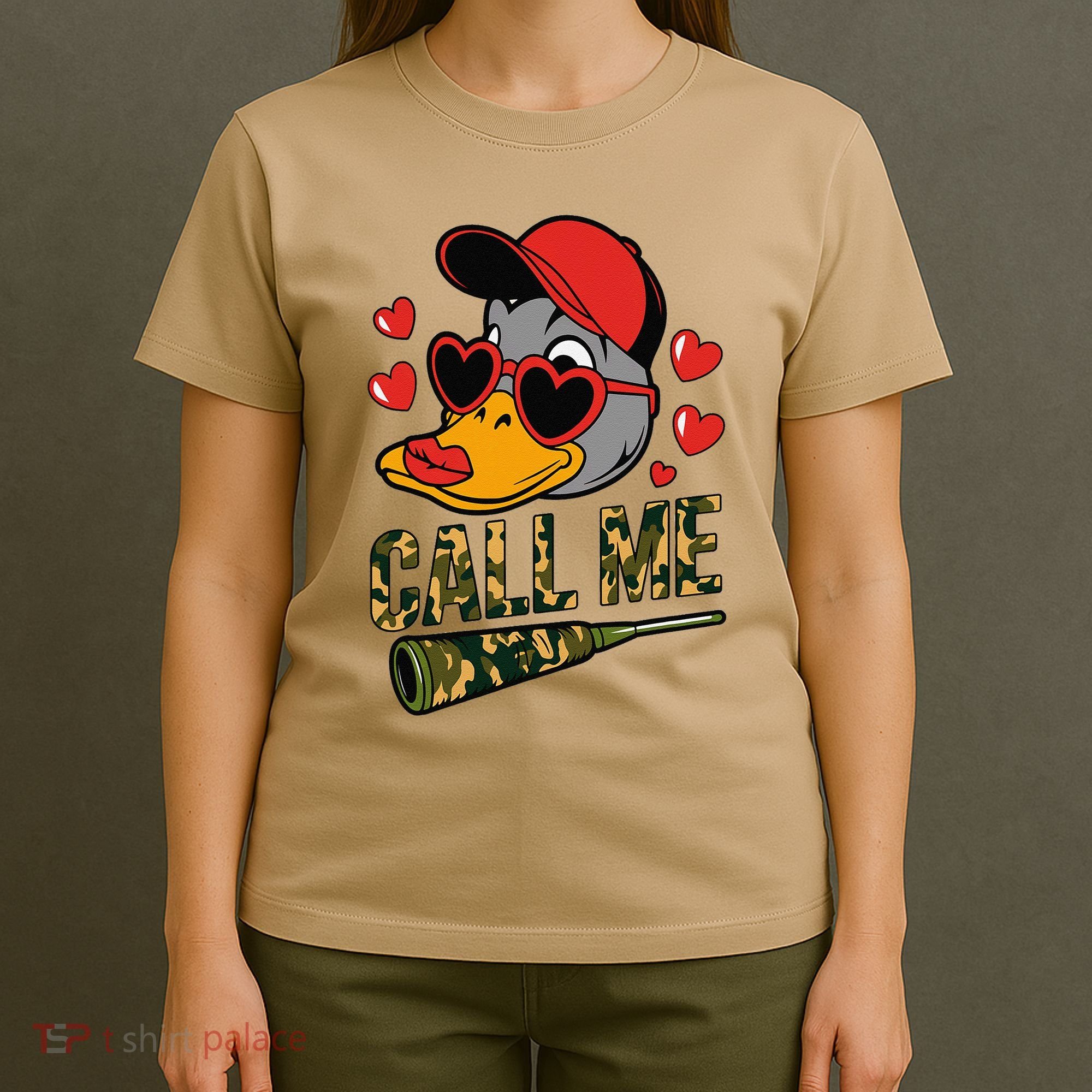 Call Me Valentines Duck Hunting Lover For Hunter T-Shirt