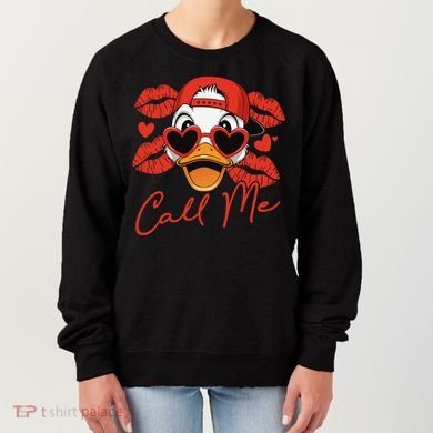 Call Me Valentines Duck Hunting Lover For Hunter Women's Sweatshirt