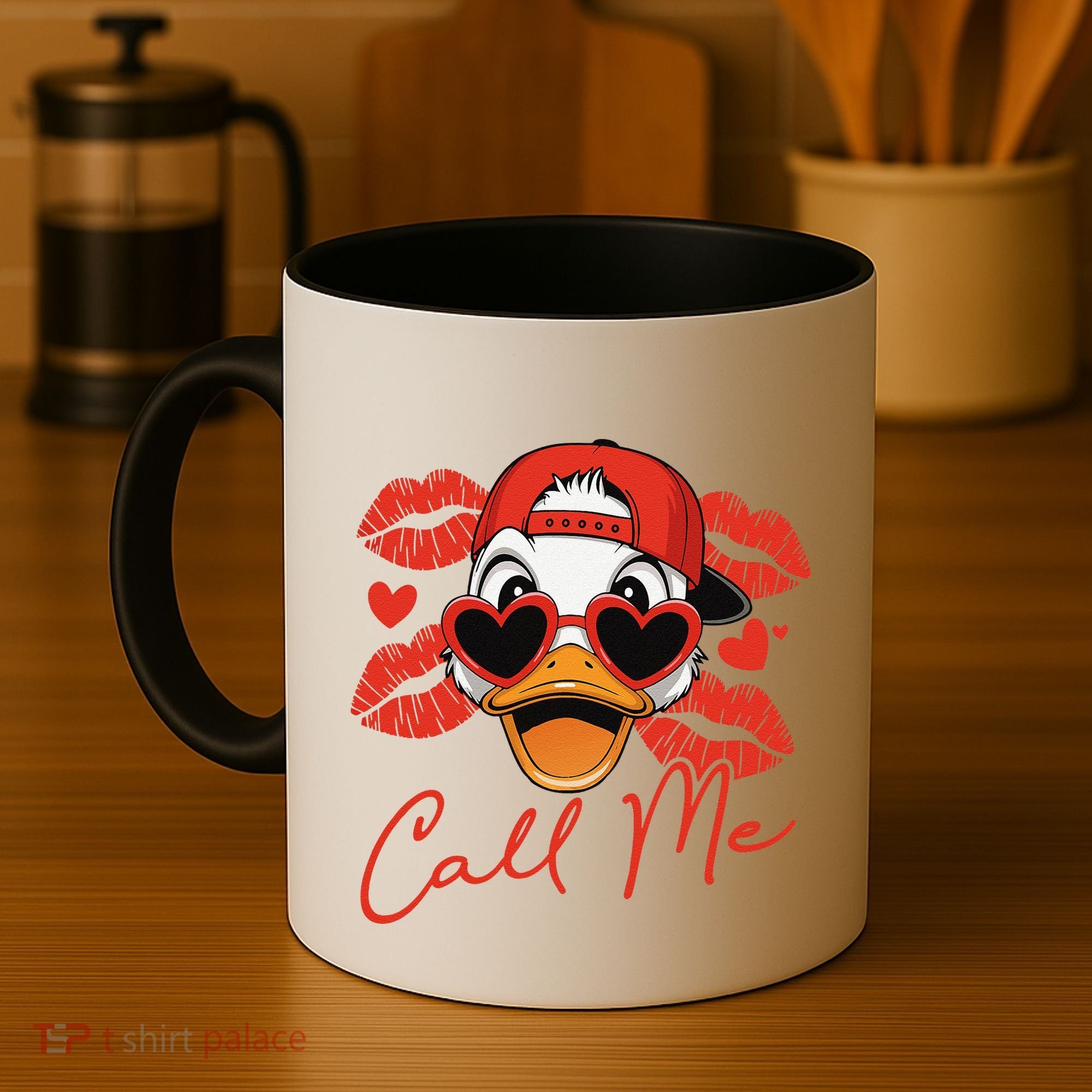 Call Me Valentines Duck Hunting Lover For Hunter Coffee Mug