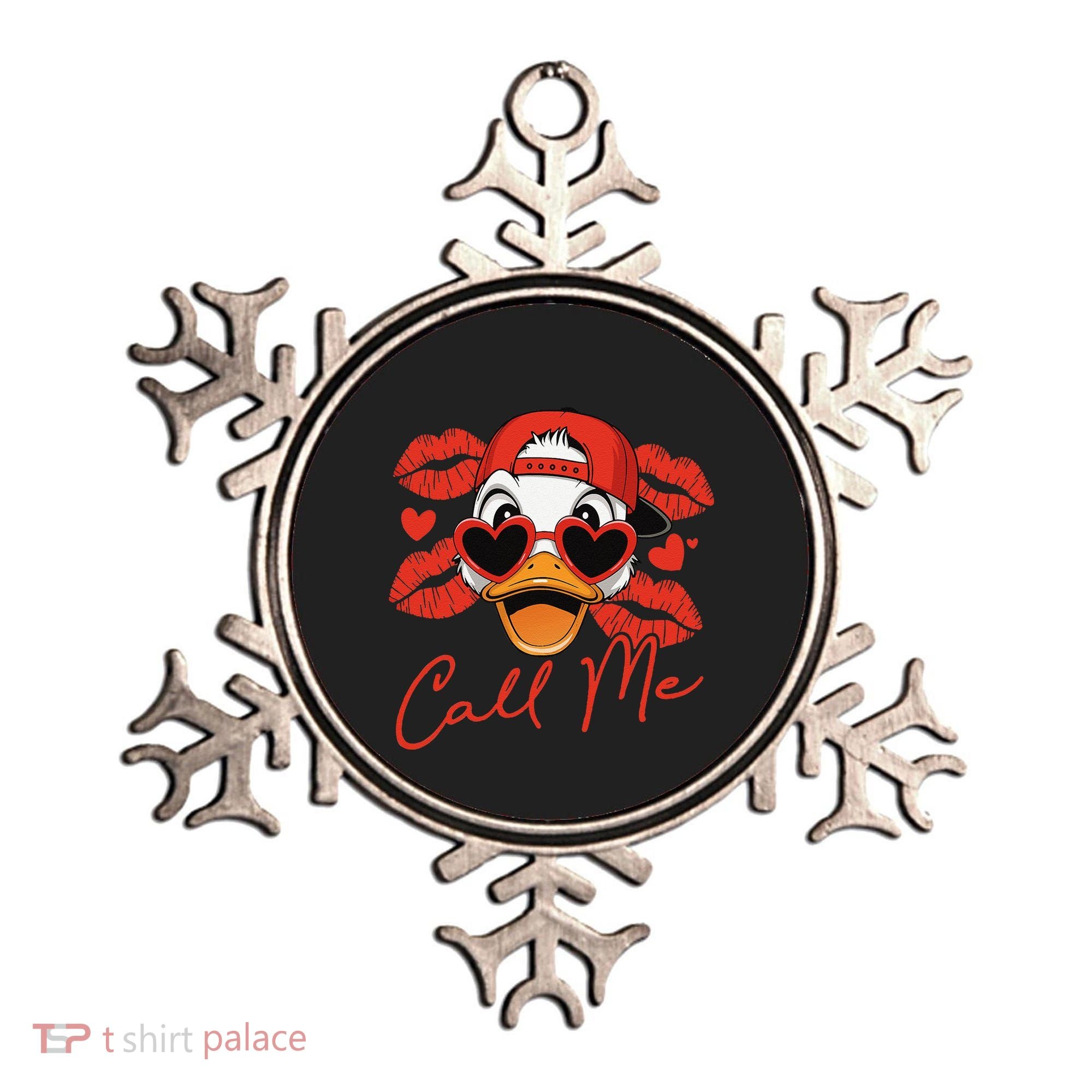 Call Me Valentines Duck Hunting Lover For Hunter Ornament