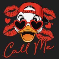 Call Me Valentines Duck Hunting Lover For Hunter Hat thumb 2