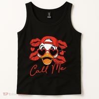Call Me Valentines Duck Hunting Lover For Hunter Tank Top thumb 2