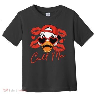 Call Me Valentines Duck Hunting Lover For Hunter Toddler T-Shirt
