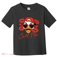 Call Me Valentines Duck Hunting Lover For Hunter Toddler T-Shirt thumb 0