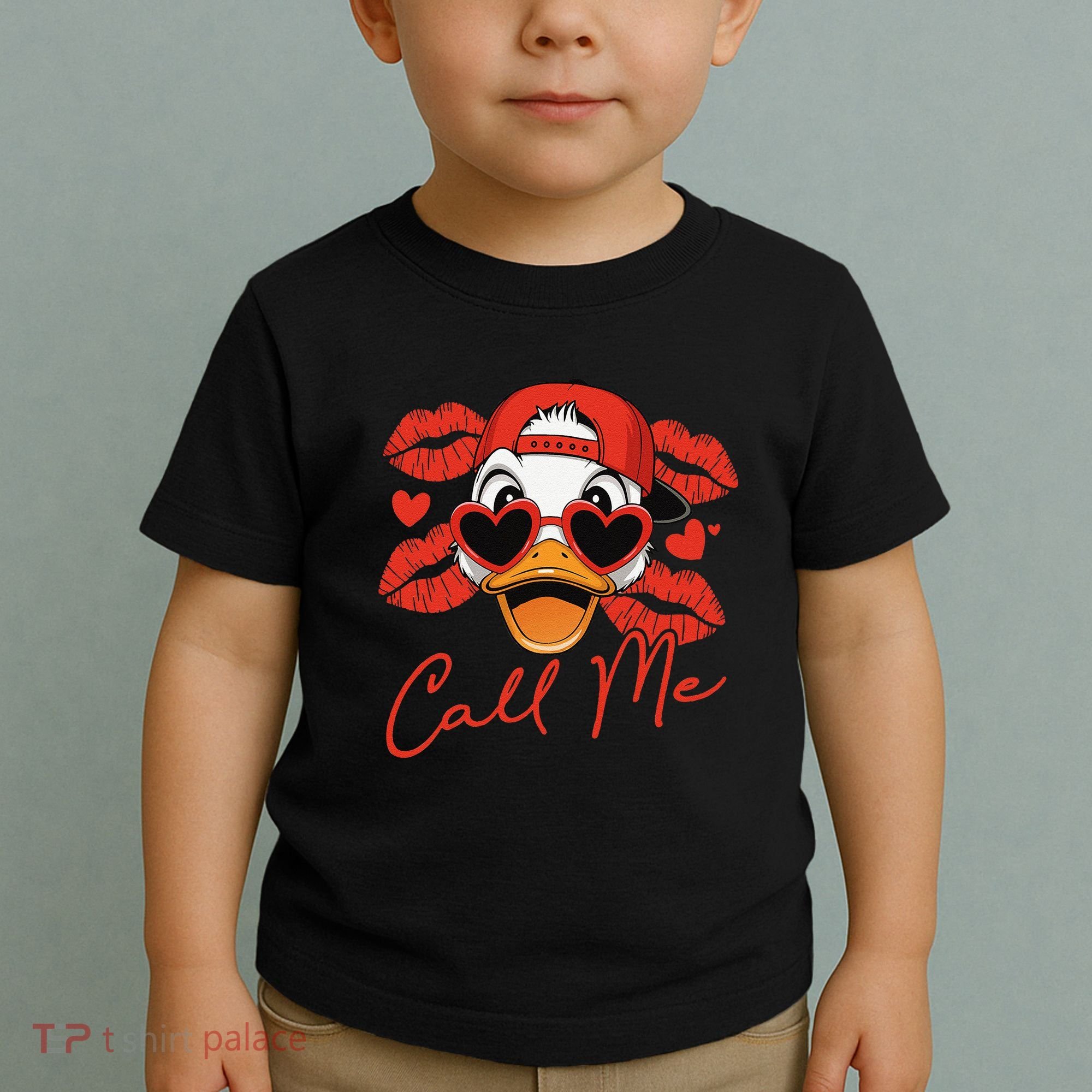 Call Me Valentines Duck Hunting Lover For Hunter Toddler T-Shirt