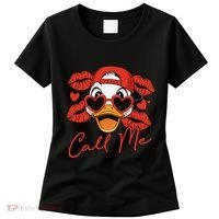 Call Me Valentines Duck Hunting Lover For Hunter Women's T-Shirt thumb 0