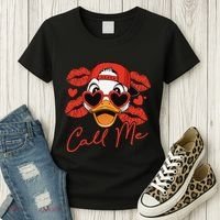 Call Me Valentines Duck Hunting Lover For Hunter Women's T-Shirt thumb 3