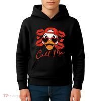 Call Me Valentines Duck Hunting Lover For Hunter Kids Hoodie thumb 4