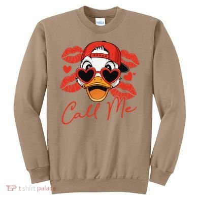 Call Me Valentines Duck Hunting Lover For Hunter Sweatshirt