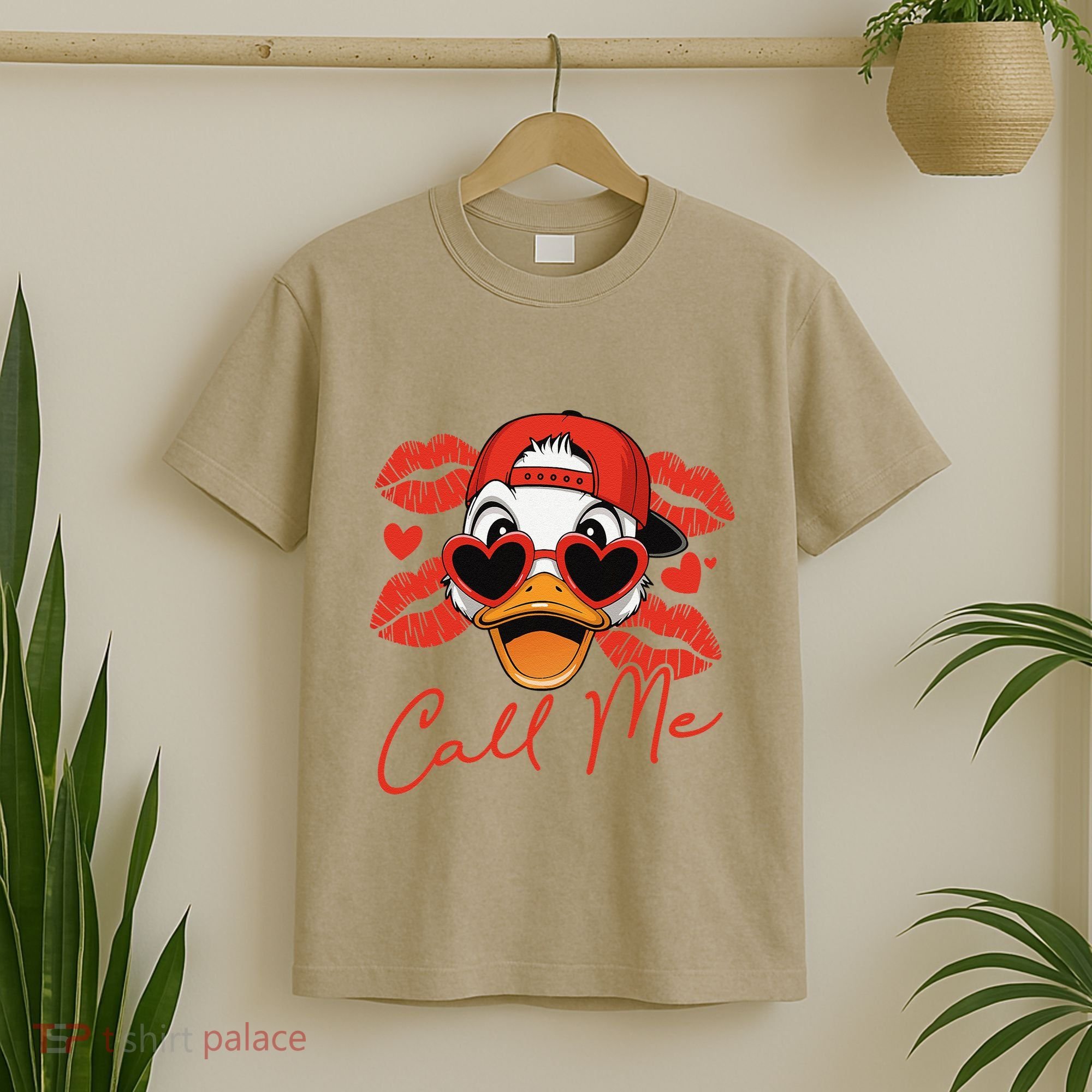 Call Me Valentines Duck Hunting Lover For Hunter T-Shirt