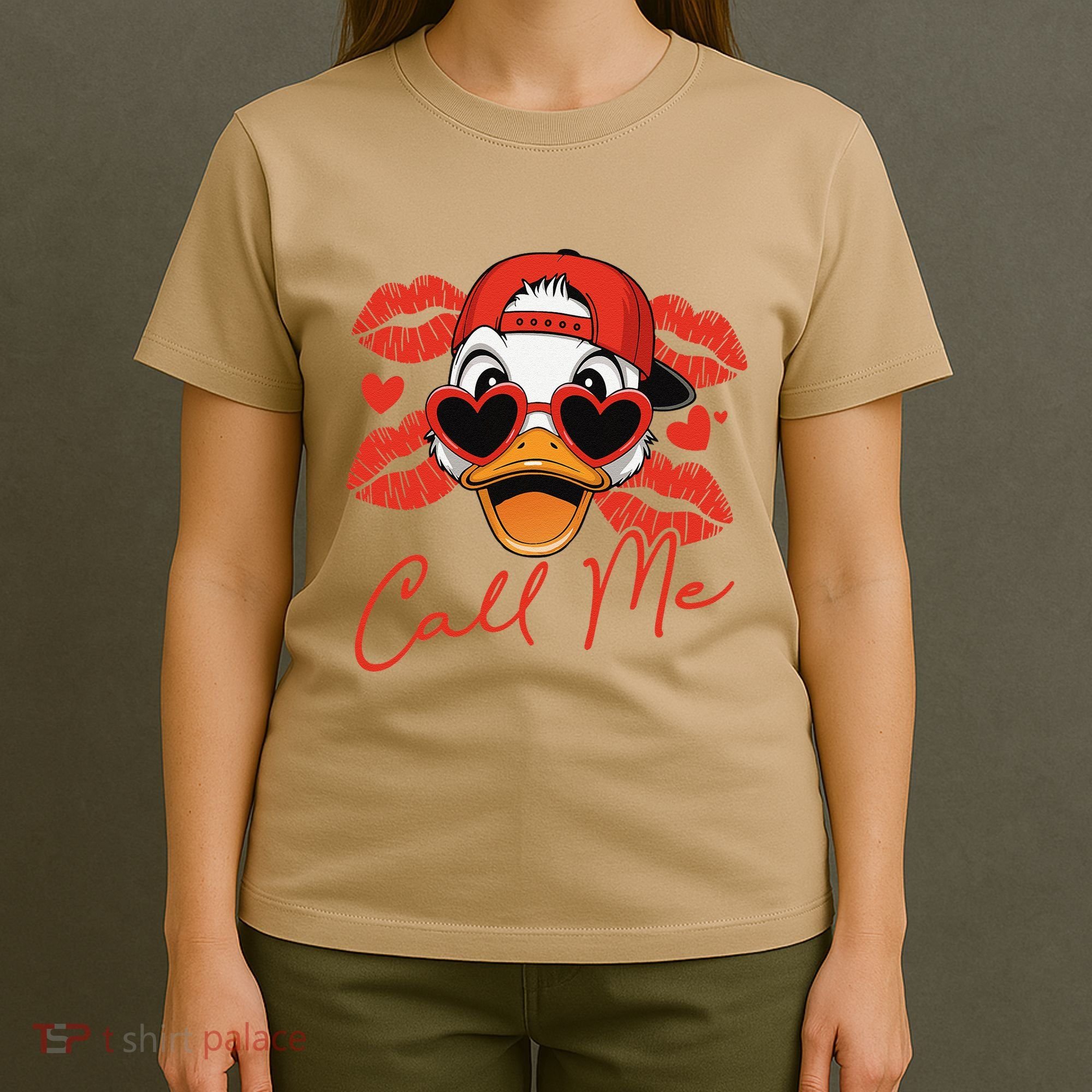 Call Me Valentines Duck Hunting Lover For Hunter T-Shirt