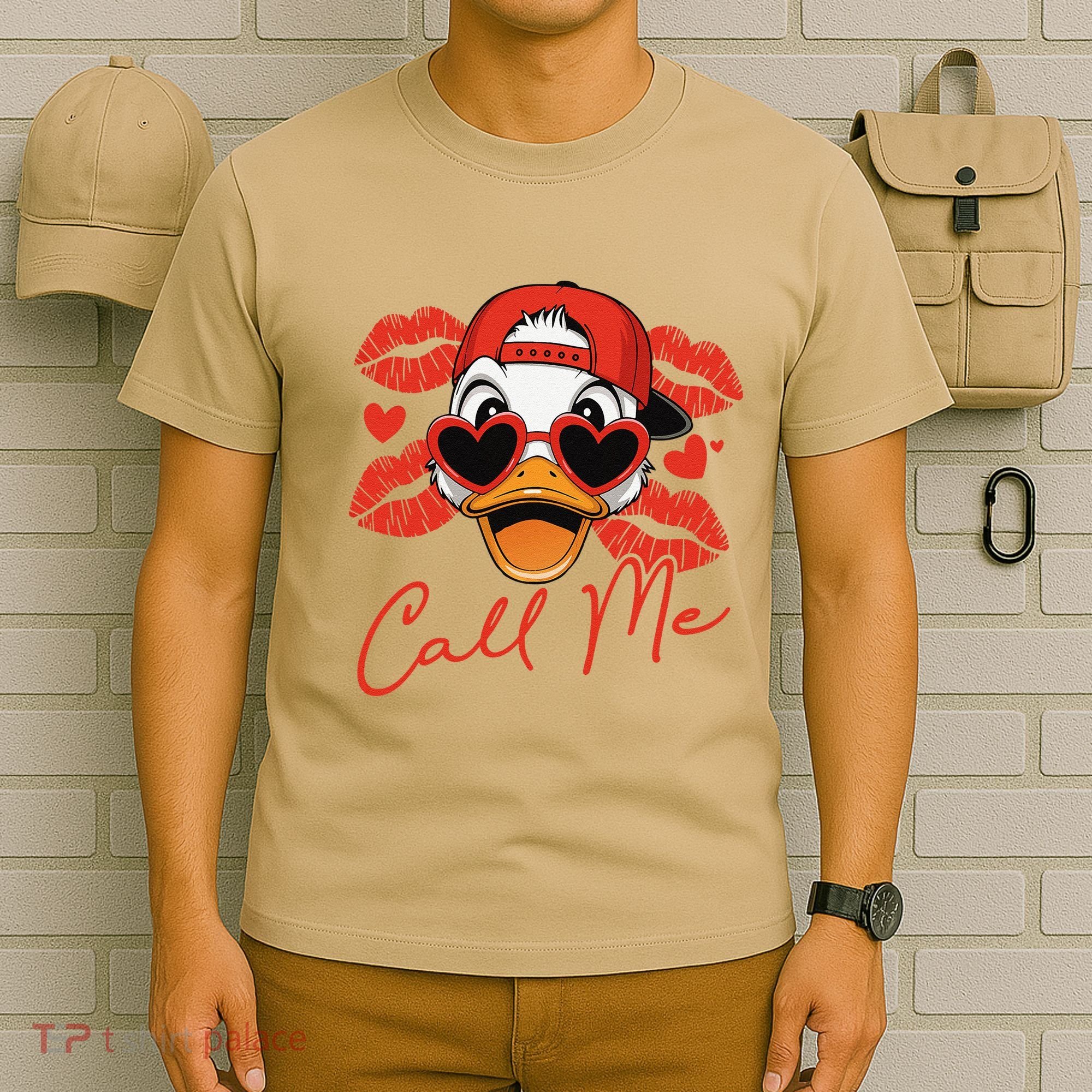 Call Me Valentines Duck Hunting Lover For Hunter T-Shirt