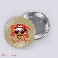 Call Me Valentines Duck Hunting Lover For Hunter Button thumb 0