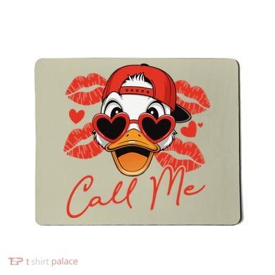 Call Me Valentines Duck Hunting Lover For Hunter Mousepad