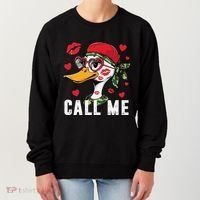 Call Me Valentines Duck Hunting Lover For Hunter Women's Sweatshirt thumb 0