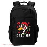 Call Me Valentines Duck Hunting Lover For Hunter Backpack thumb 0