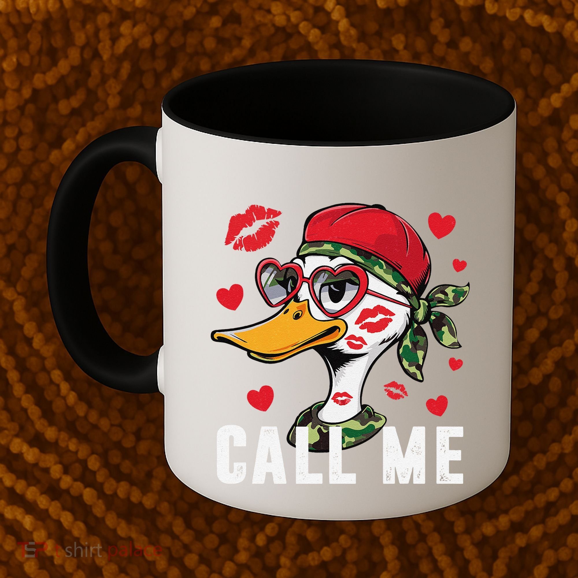 Call Me Valentines Duck Hunting Lover For Hunter Coffee Mug
