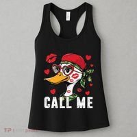 Call Me Valentines Duck Hunting Lover For Hunter Women's Tank Top thumb 3